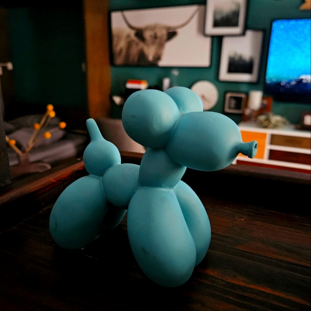 Blue Ballon Animal Sculpture